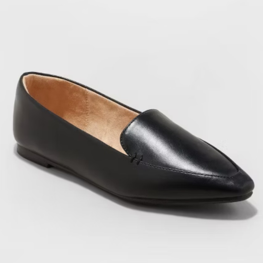 Classic Black Loafers for Women- WORN ONCE